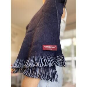 Franceschini Roma, made in Italy in Tuscany Men's scarf, double-sided 100% Wool